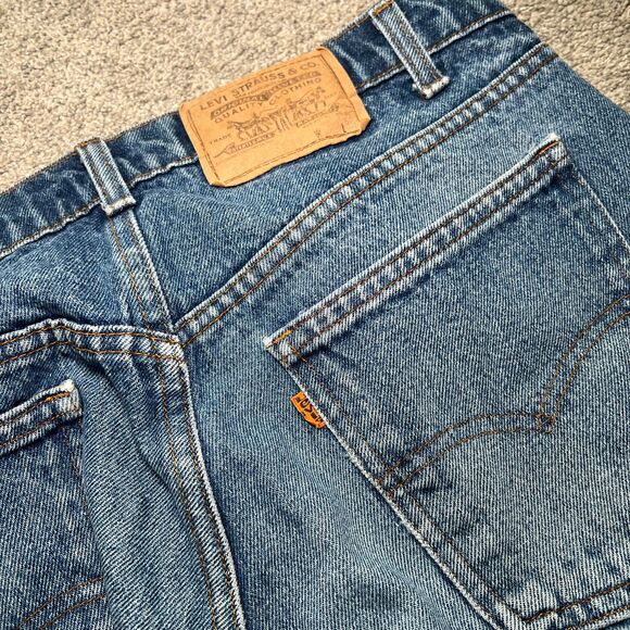 Levis 515 Jean Men 36X30 Blue Vintage Orange Tab Straight American Denim - Picture 1 of 7